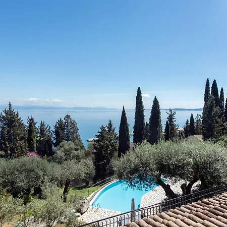 Villa Elevate Your Corfu Retreat Lucky - Tranquil Hillside Oasis With Private Pool, Spectacular Sea Views, And Tailored Luxury *