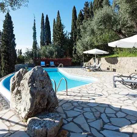 Elevate Your Corfu Retreat Lucky - Tranquil Hillside Oasis With Private Pool, Spectacular Sea Views, And Tailored Luxury Villa
