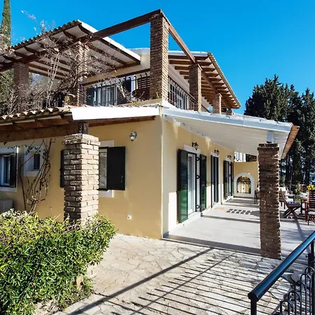 Elevate Your Corfu Retreat Lucky - Tranquil Hillside Oasis With Private Pool, Spectacular Sea Views, And Tailored Luxury Villa *