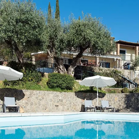 Villa Elevate Your Corfu Retreat Lucky - Tranquil Hillside Oasis With Private Pool, Spectacular Sea Views, And Tailored Luxury *